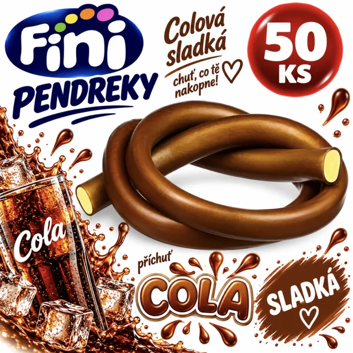 Pendreky 50 Ks FINI - Cola sladká