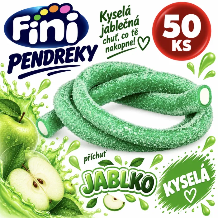 Pendreky 50 Ks FINI - Kyselé Jablko
