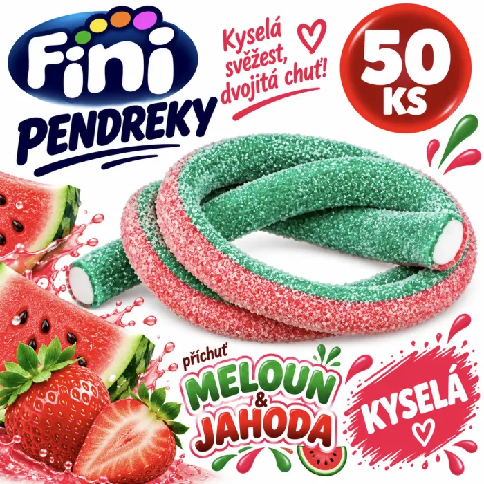 Pendreky 50 Ks FINI - Kyselý Meloun/Jahoda