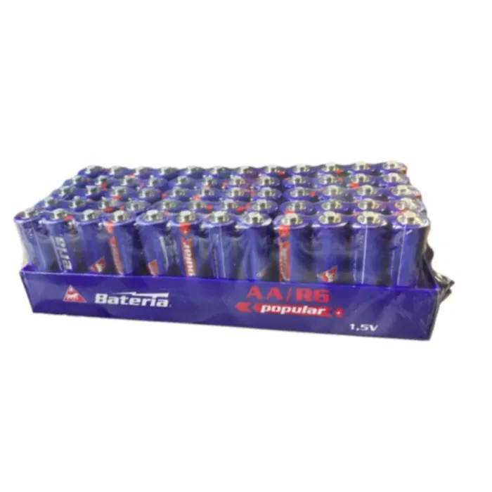 Baterie AAA 60ks - modré Slaný