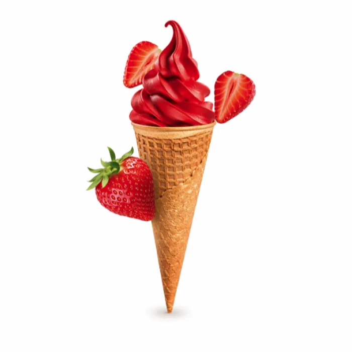 Točená zmrzlina sorbet jahoda - 
