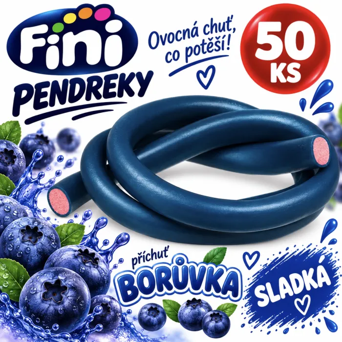 Pendreky 50 Ks FINI - Borůvka sladká