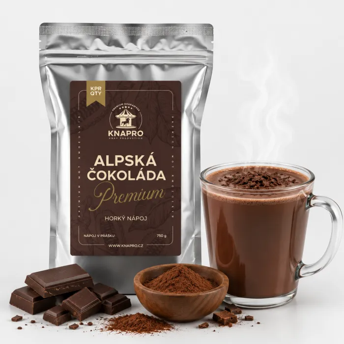 Alpská čokoláda horká - 600g