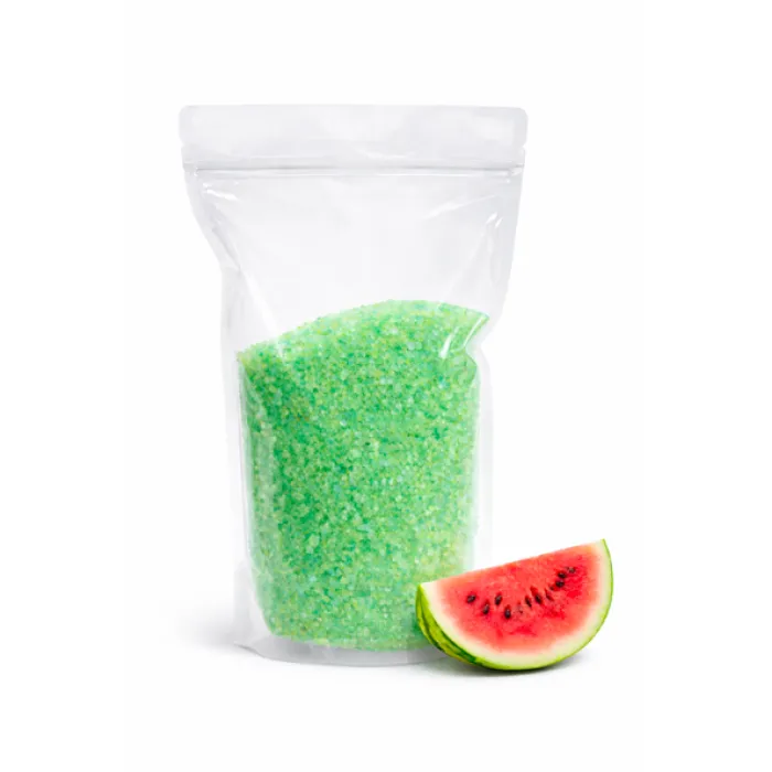 FlossArt Barevný super hrubý cukr - 1 Kg - Meloun