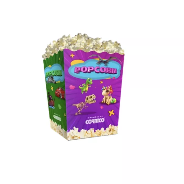 Papírová krabička 3,0 L popcorn MIDI Pohádková - 