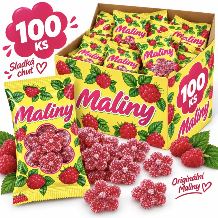Maliny 80g - 100 Ks