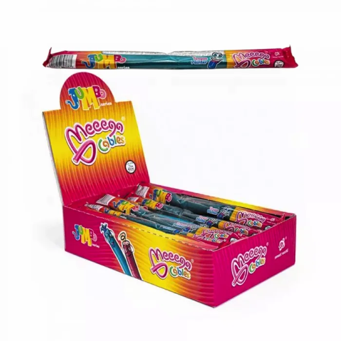 Meega želé JUMBO pendrek Žvýkačka barvící jazyk 43g - 1 Ks