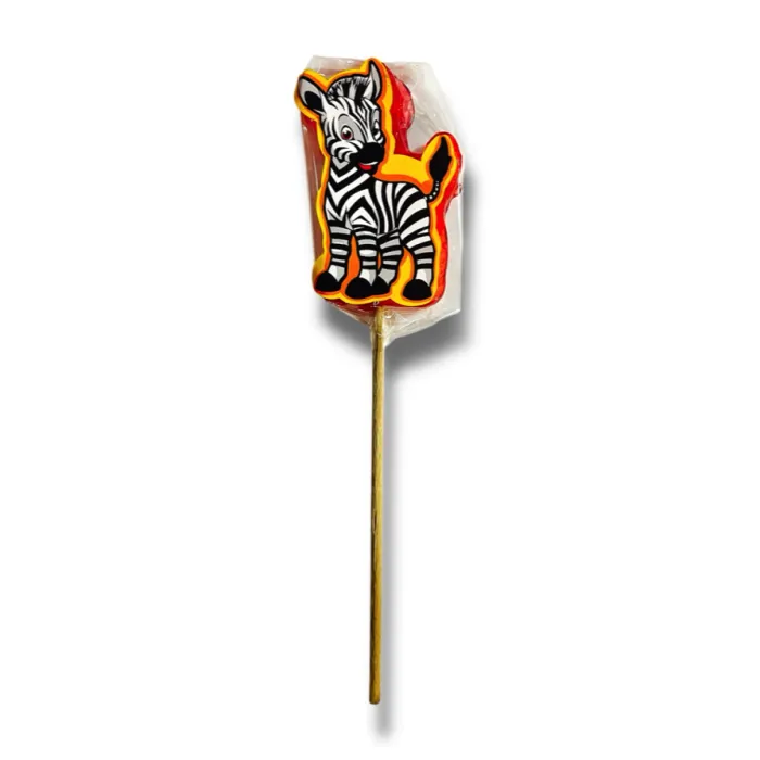 Lízátko obrázek 10 ks - Zebra
