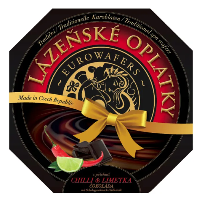 Lázeňské oplatky - Cilli / limeta - natírané - 175g