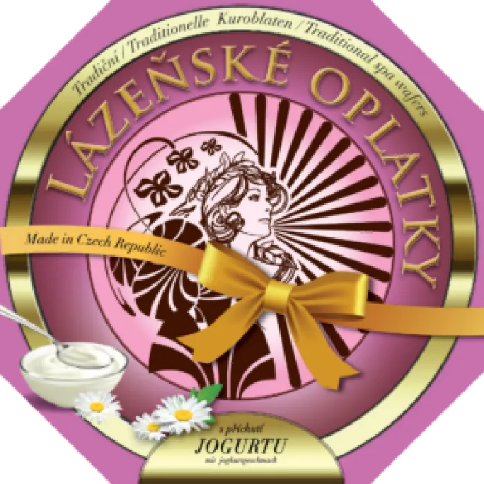Lázeňské oplatky - Jogurt - natírané - 175g