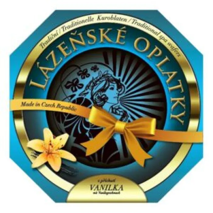 Lázeňské oplatky - Vanilka - natírané - 175g