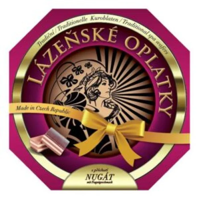 Lázeňské oplatky - Nugát - natírané - 175g