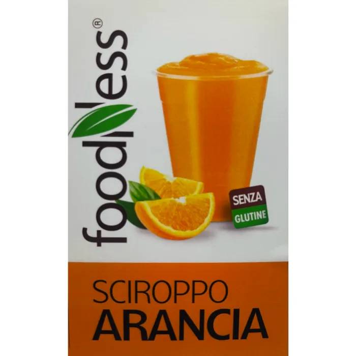 Ledová tříšť Premium sirup FoodNess - Pomeranč
