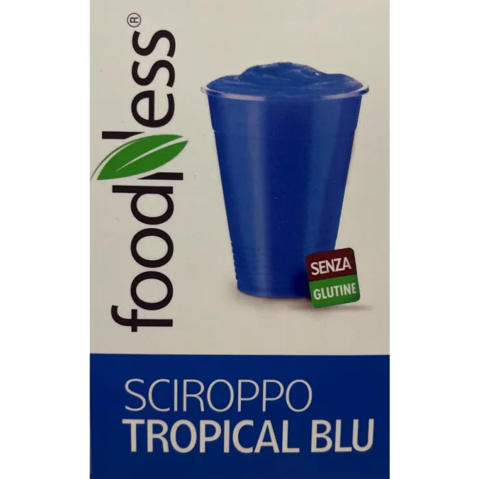 Ledová tříšť Premium sirup FoodNess - Tropická Modrá