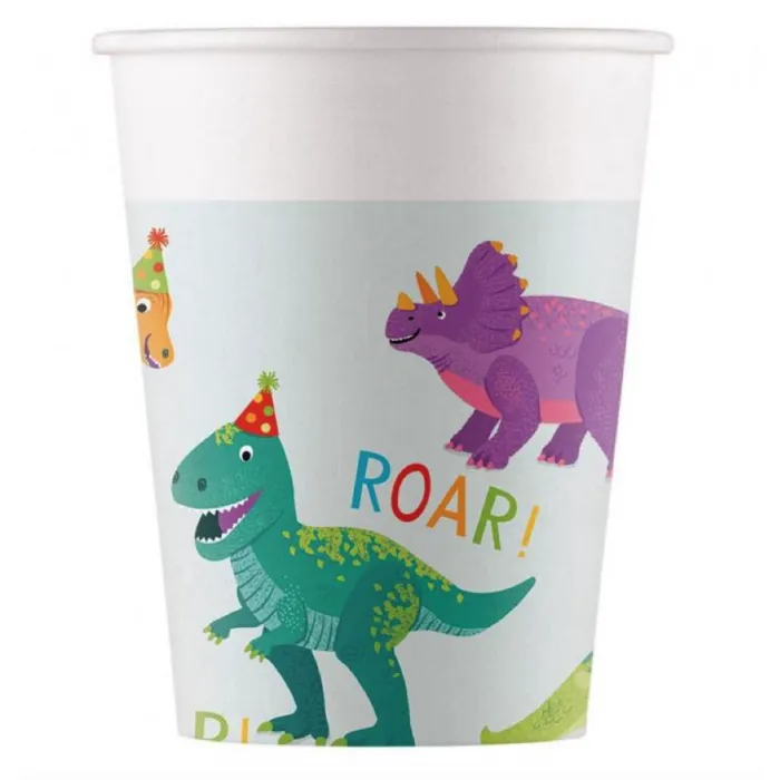 Papírový kelímek Dino - 200 ml / 8 ks