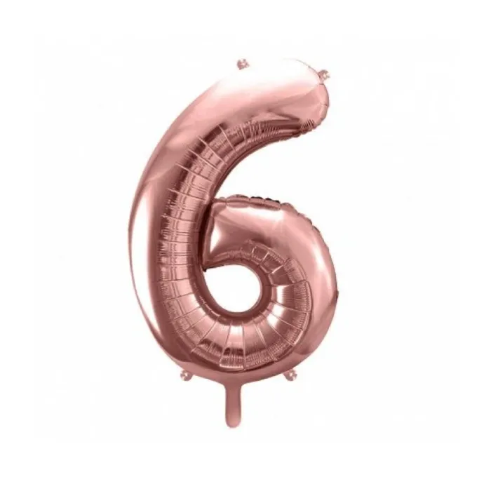 Balónek narozeninové číslo – 86 cm - "6"