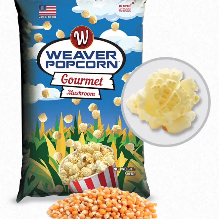 Kukuřice na SLADKÝ popcorn - Weaver Popcorn GOURMET Mushroom 22,68