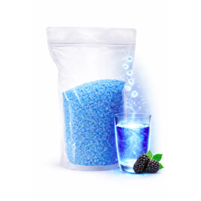 FlossArt Barevný super hrubý cukr - 1 Kg - Ostružina - Energy