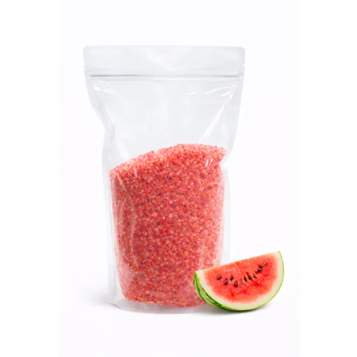 FlossArt Barevný super hrubý cukr - 1 Kg - Meloun