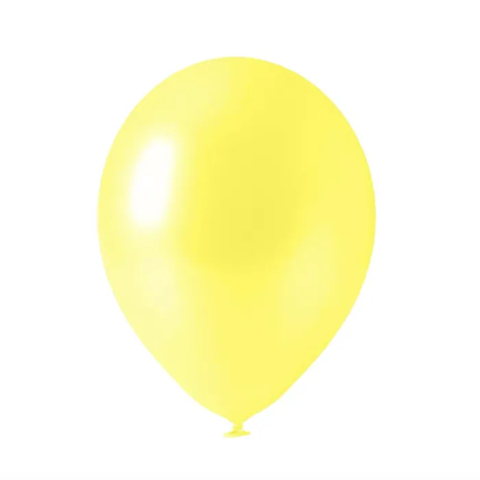 Kulaté EV30 12" - Metallic 611 Světle žlutá - 50 Ks