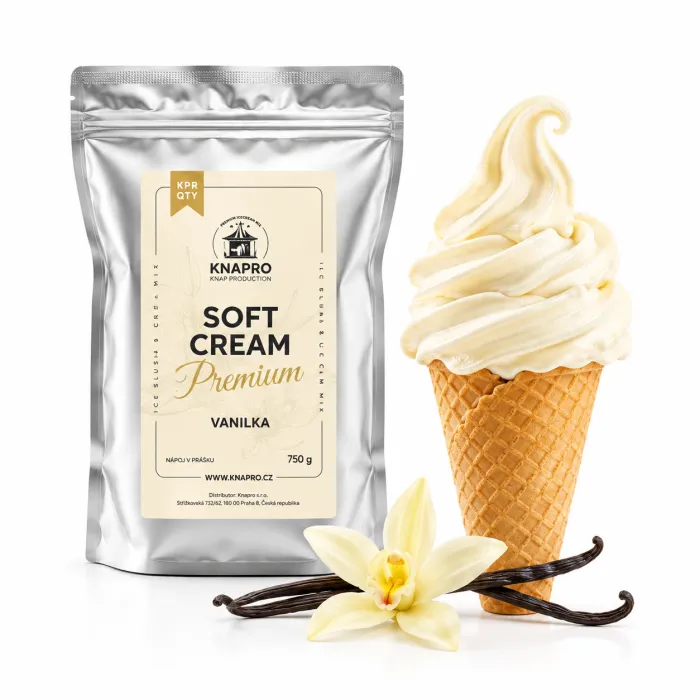 KNAPRO Zmrzlina Soft Cream Premium – Vanilka - 2 Kg