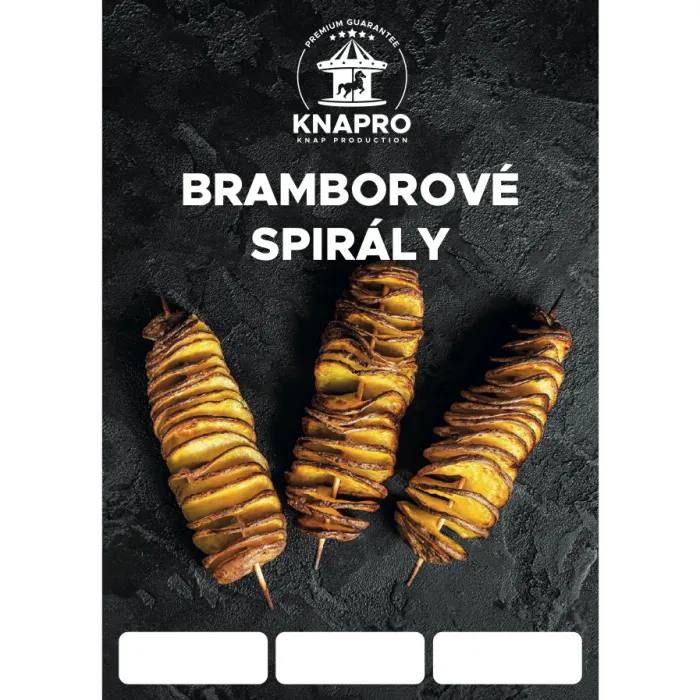 Plakát s laminací - A4 Bramborové spirály