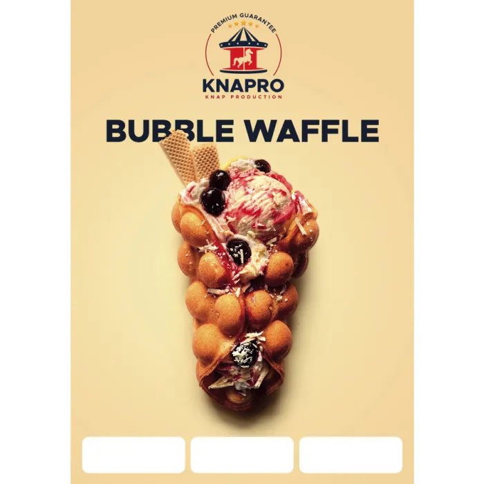 Plakát s laminací - A4 Bubble waffle