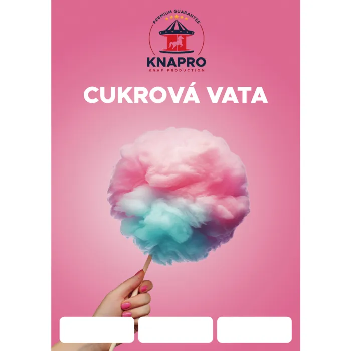 Plakát s laminací - A4 Cukrová vata