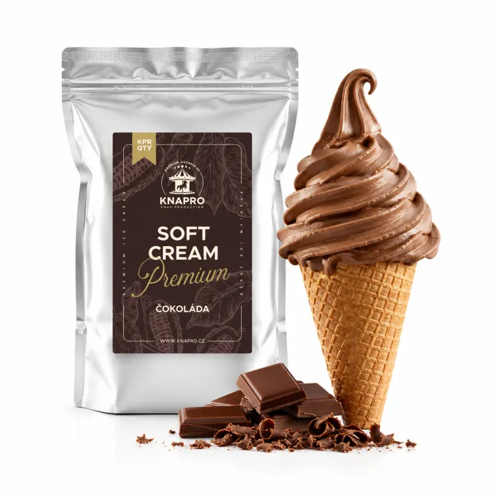 KNAPRO Zmrzlina Soft Cream Premium – Čokoláda - 2 Kg