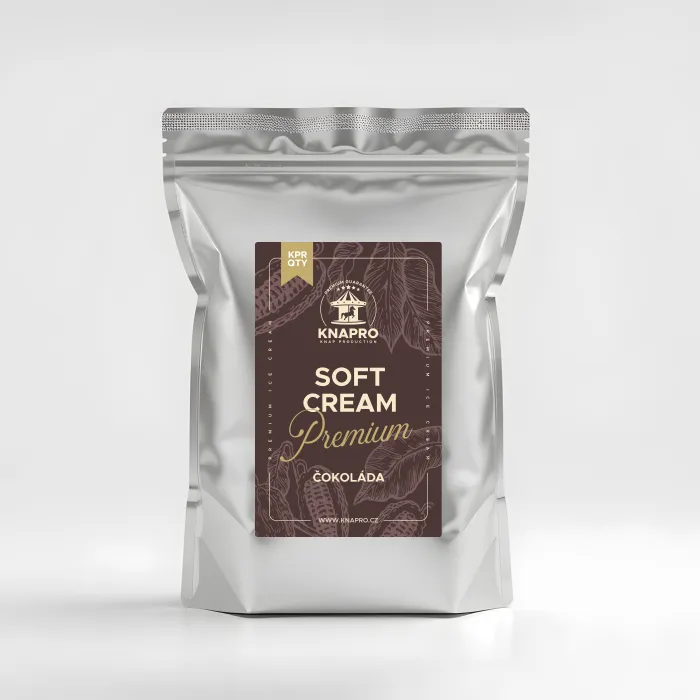 KNAPRO Zmrzlina Soft Cream Premium – Čokoláda - 2 Kg