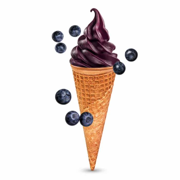 Točená zmrzlina sorbet borůvka - 