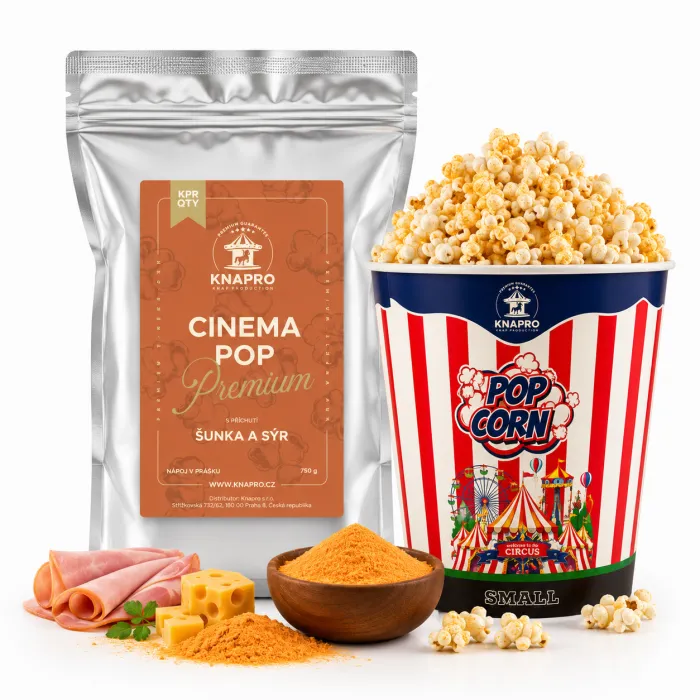 KNAPRO Cinema Pop Premium Šunka a sýr - 500g