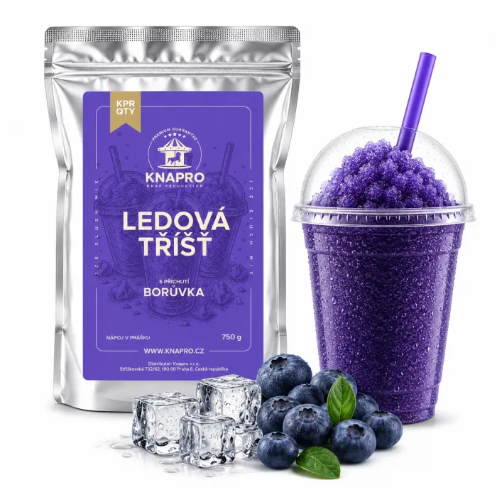 Ledová tříšť KNAPRO – Borůvka - 750g