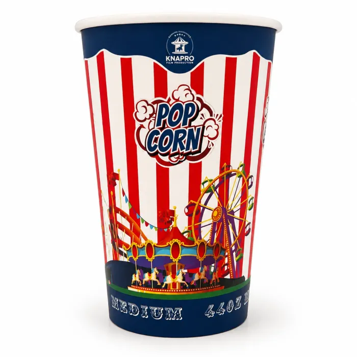 Kbelík na popcorn KNAPRO 1,32 L - Balení 50 Ks