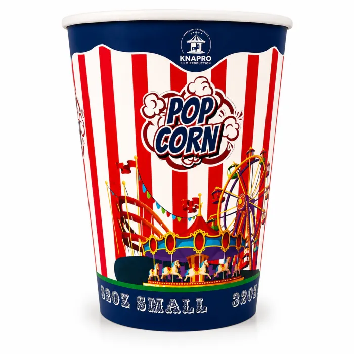 Kbelík na popcorn KNAPRO 960 ml - Balení 50 Ks