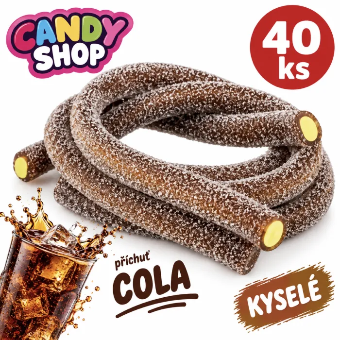 Pendreky Candy shop 40 Ks - Cola kyselá
