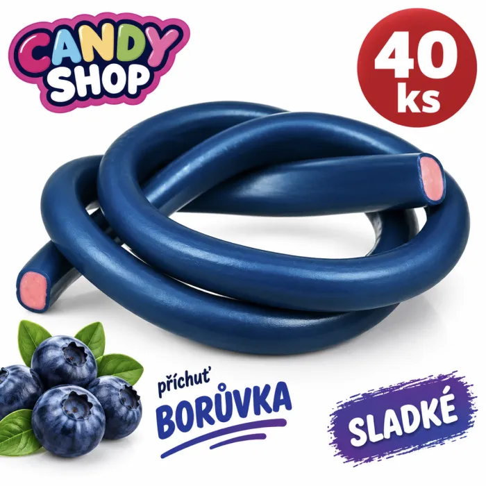 Pendreky Candy shop 40 Ks - Borůvka sladká