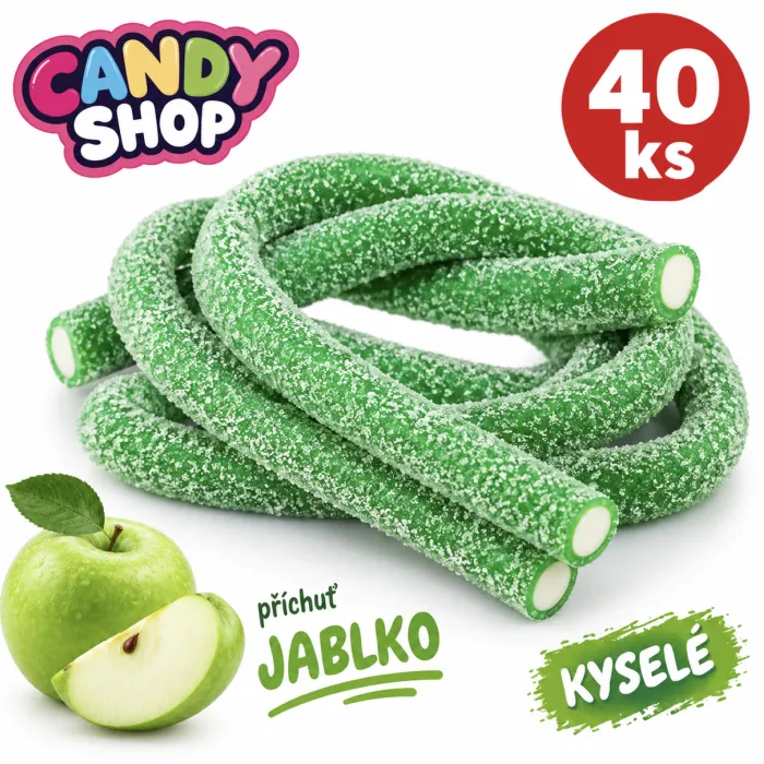 Pendreky Candy shop 40 Ks - Jablko kyselé