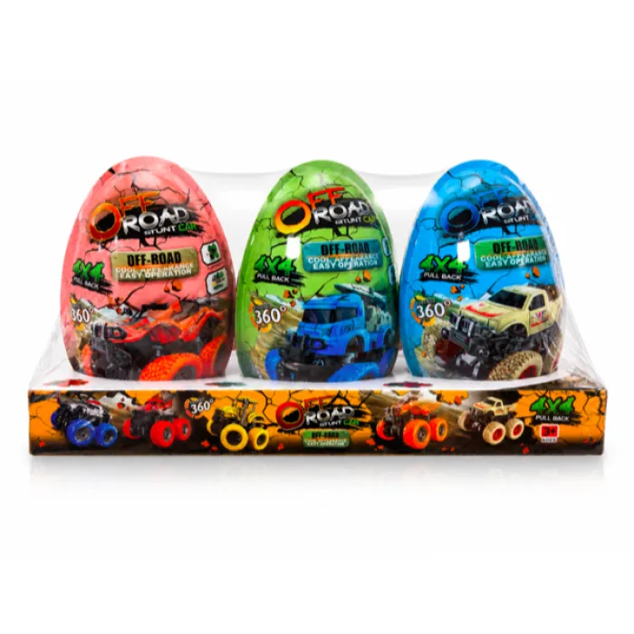 Vejce XXXL s cukrovinkou 20 g - Off road vajíčko 6 Ks