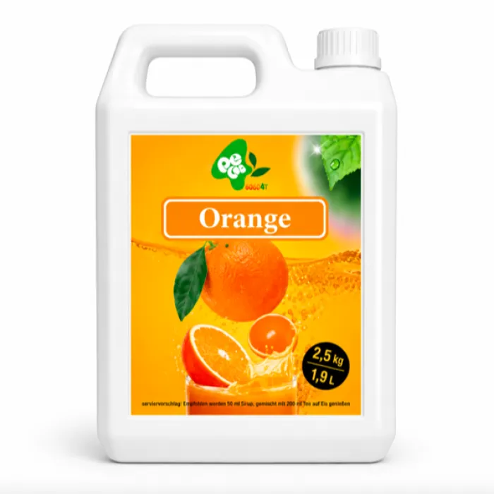 Sirup pro Bubble Tea – 1.9 L - Pomeranč