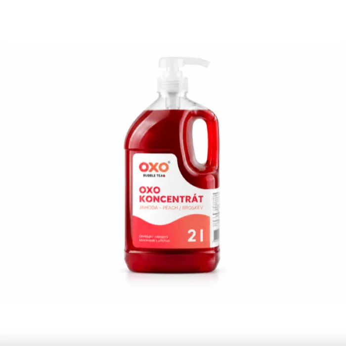 Čajový koncentrát OXO - Jahoda – Bílá broskev
