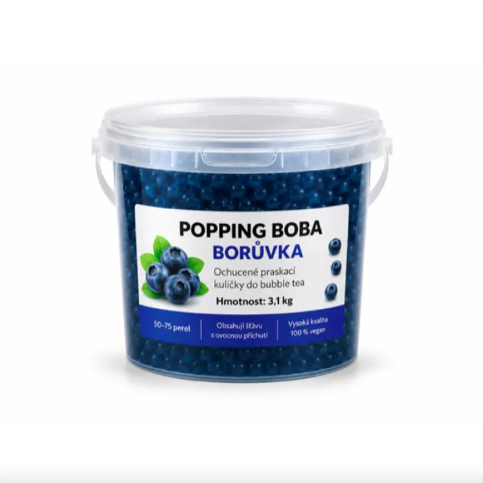 Popping Boba OXO - Borůvka