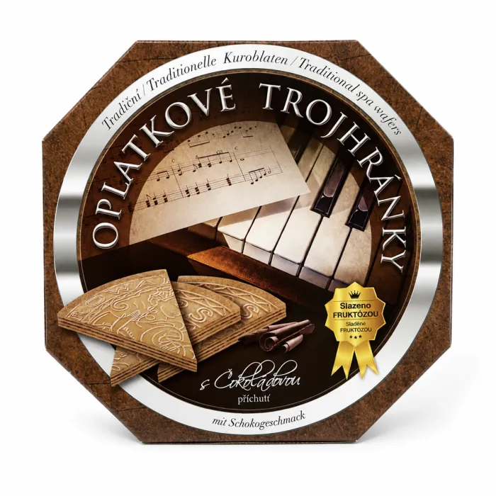 Lázeňské oplatky - DIA Čokoláda - Trojhránek - 180g