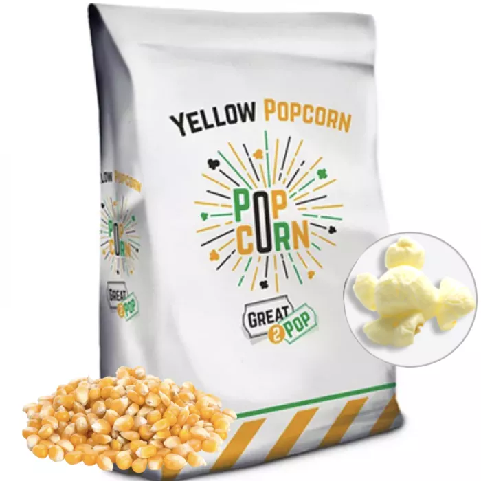 Kukuřice na popcorn SLANÝ popcorn - GREAT2POP 22,68 KG