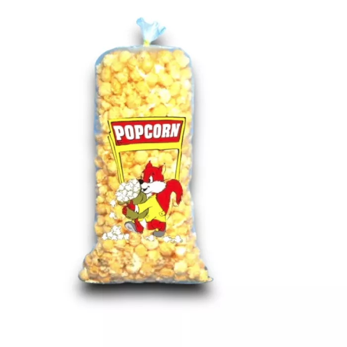 Igelitový obal na popcorn "Veverka" - 250 Ks