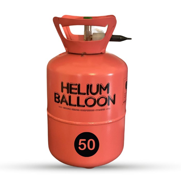 Jednorázová tlaková láhev - Na 50 balónků
