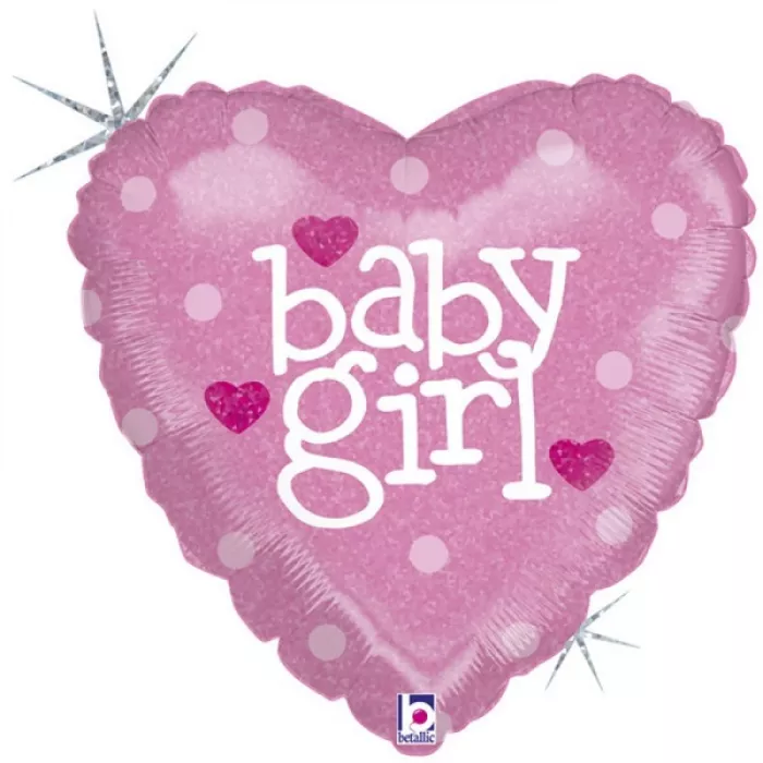 Narození holčičky - Srdce - baby girl